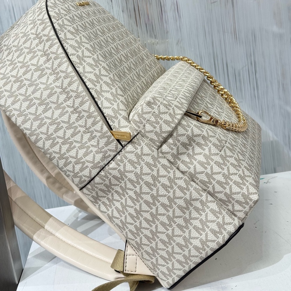 MICHAEL KORS Slater Medium Signature Logo Backpack - Picture 4 of 8